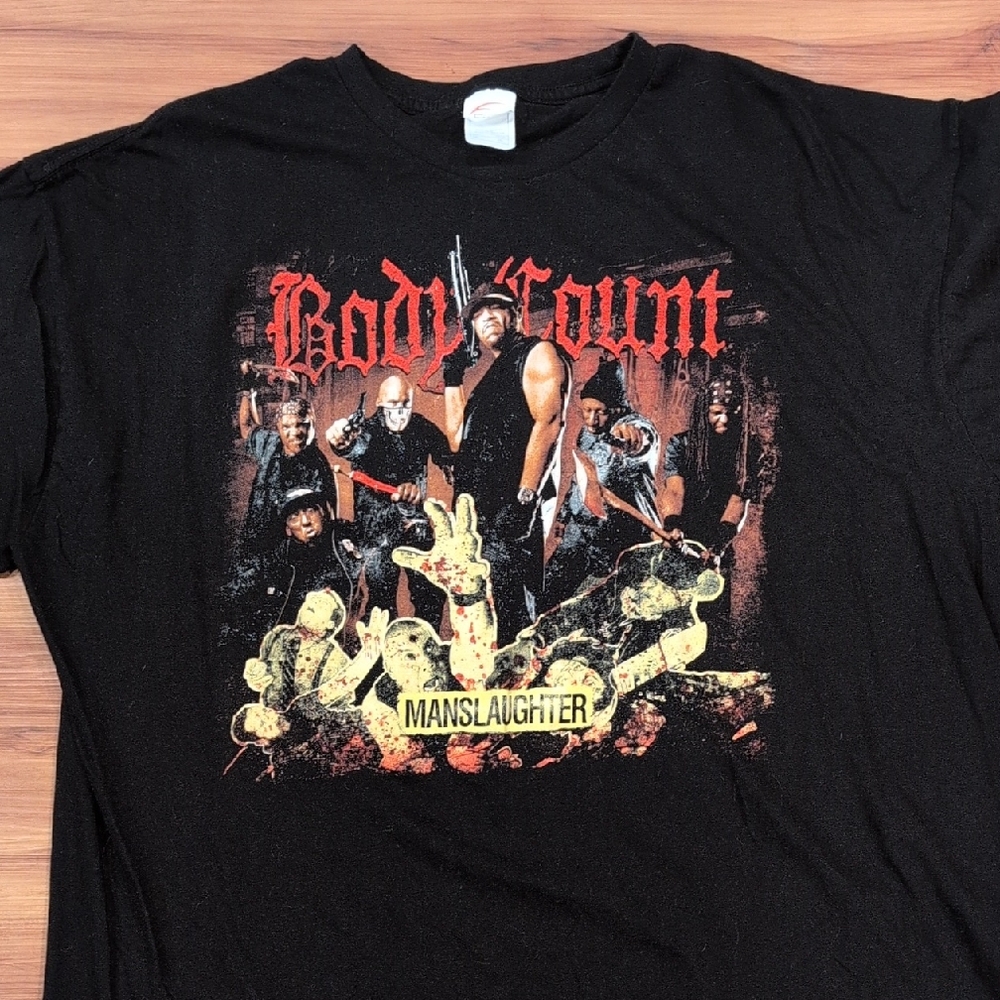 Body Count Hardcore Black Shirt Manslaughter Tour 2015